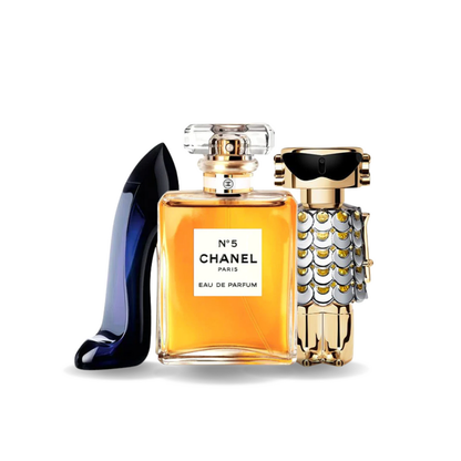 Sada 3 Parfémů | Good Girl · Chanel N°5 · Fame