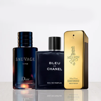 Sada 3 Parfémů | Sauvage · 1 Million · Bleu de Chanel